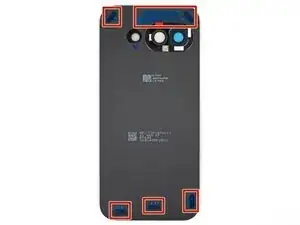 Google Pixel 9a Rear Cover Liners Removal