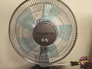 How to Fix the Turning Mechanism of the Rowenta Turbo Silence 12" Table Fan