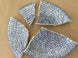 How to repair broken pottery/ceramic with Kintsugi