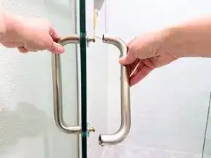 C-shaped Shower Door Handle Replacement