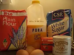 The ingredients. (Salt not shown here)