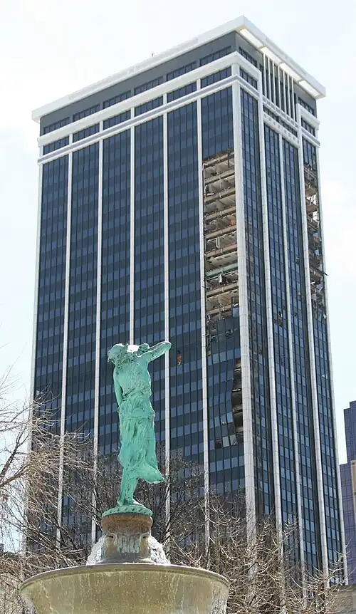 A Derecho can easily blow out windows, turing them into hazardous debris.