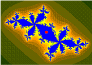 cycle 5 superattracting orbit = c is a center of period 5 component orbit : {5/31 , 10/31 , 20/31 , 9/31 , 18/31}