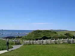 A recreation of a viking village in Newfoundland.