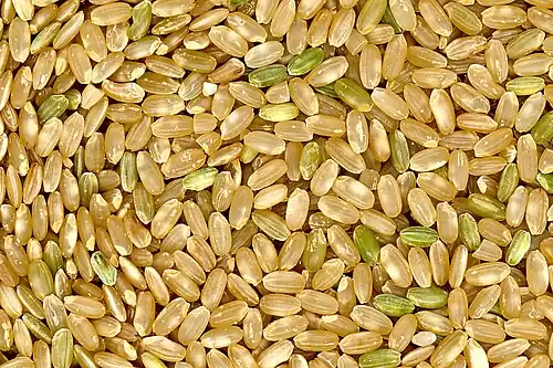 Short-grain brown rice (uncooked)