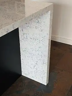 The wrap-around next to the bar