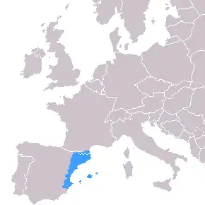 Catalan speaking area