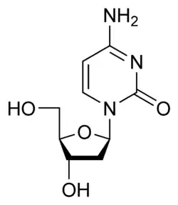 Chemical structure of deoxycytidine