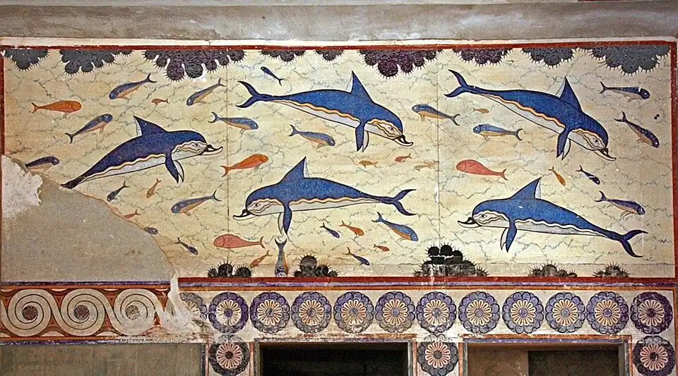 Dolphin fresco.