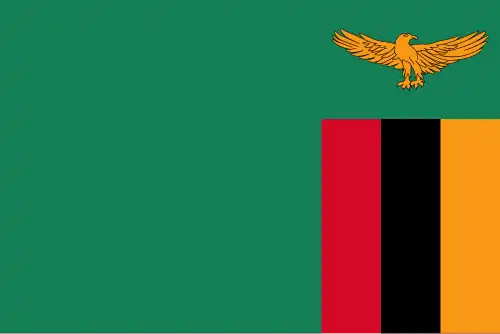 The Flag of Zambia