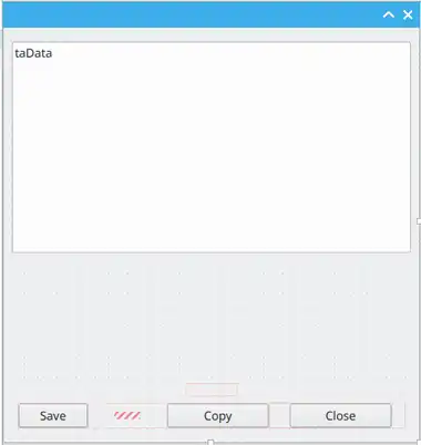 Gambas form for showing data in the game of Animal