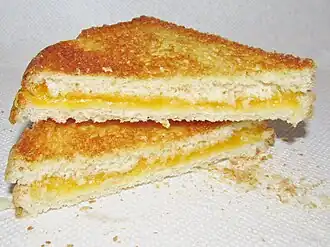 Grilled cheese sandwich