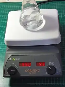 Hot plate and digital stirrer