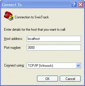 HyperTerminal's configuration screen