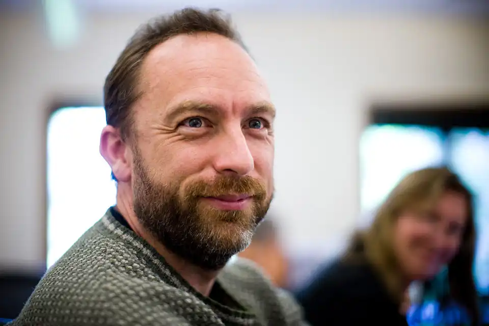 Jimmy Wales, co-founder of Wikipedia.