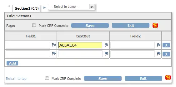Method 3: CRF in OC after selecting option
