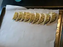 Step 7: Uncooked potstickers can be stored in the refrigerator for a day, or in the freezer for weeks or months, before cooking.