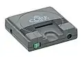 The PC Engine Core Grafx Console from the front right.