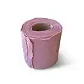 Pink toilet paper