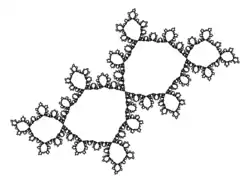 Julia set for Golden Mean made with IIM/J