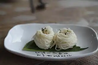Korean variety of somen called "somyeon"
