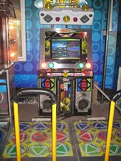 StepMania running on an arcade machine around 2011