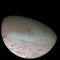 Triton as seen from Voyager 2