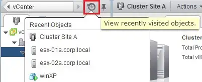 Screenshot from vSphere Web Client