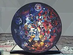 The Ultimate Painting, by Drop Artists, 1966, acrylic on panel, 60"x60"