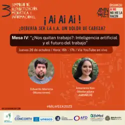 Are they taking away our jobs? Artificial intelligence and the future of work with Eduardo Marisca and Amaranta Kun