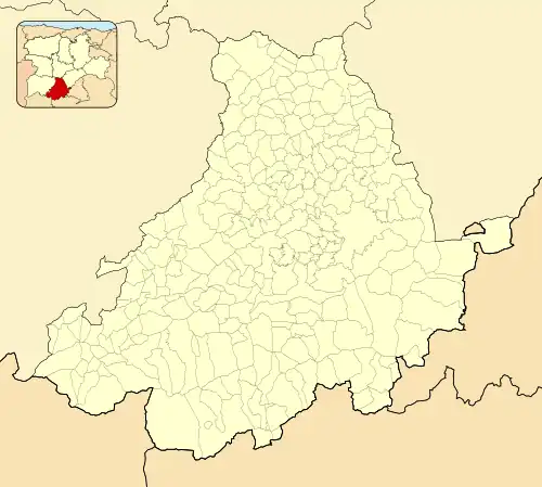 El Burguillo Reservoir is located in Province of Ávila