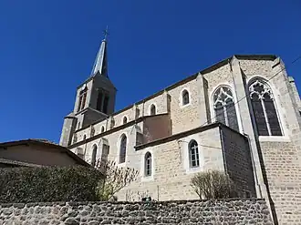 Church of Sauvessanges in 2017