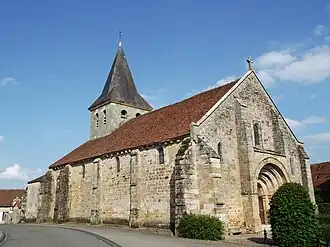 The church in Saint-Plaisir