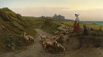 Low Road on the Coast of Normandy (1864)