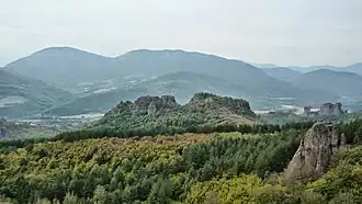 Panoramic view of the rocks