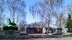 World War II memorial in Zelene Pole