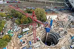 Construction site in 2020