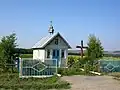 Chapel at an entrance in the Zhnyborody from the w. Duliby.