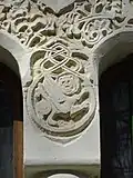 Church facade, stone carving