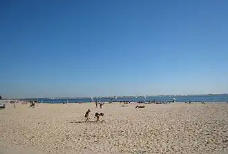 The neighborhood's namesake beach along the Atlantic Ocean