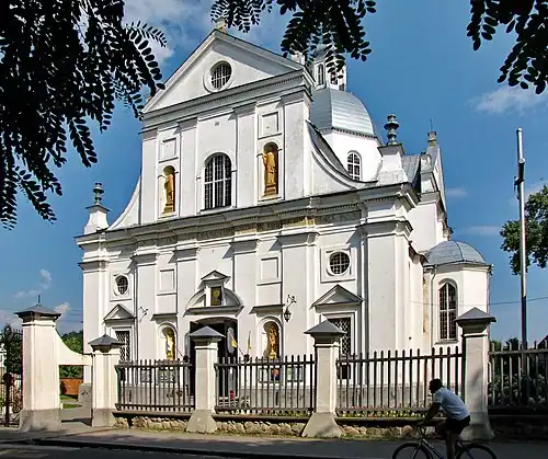 Image 10Corpus Christi Church, Grand Duchy of Lithuania (today Nyasvizh, Belarus), 1586 and 1593 (from Baroque architecture)