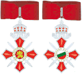 Order of Military Merit II grade (obverse and reverse)