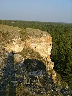 Turuuk Khaya rocks, a protected area of Russia in Khangalassky District