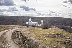 View from the side of the old entrance to the city