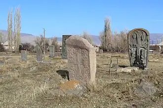 Khachkars in Mets Masrik