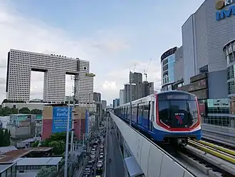 Elephant Tower and BTS Skytrain