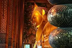 The Temple of the Reclining Buddha in Bangkok
