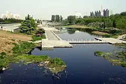 Binhe Park within the subdistrict, 2012