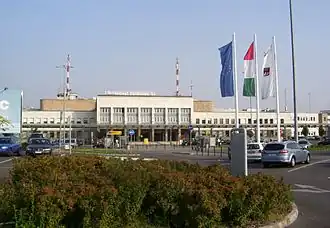 Galleries entrance building of Budapest Ferenc Liszt International Airport, Ferihegy 1, Budapest, by Károly Dávid, 1939–48