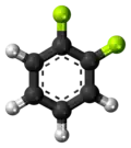 Difluorobenzene molecule